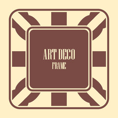 Art Deco Border Frame