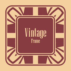 Art Deco Border Frame