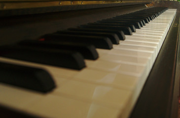 Detailansicht Klavier