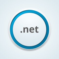 net domain name button illustration