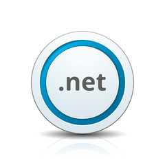 net domain name button illustration