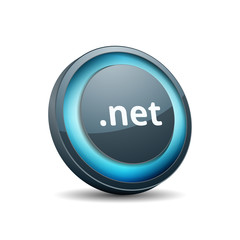 net domain name button illustration