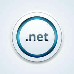 net domain name button illustration