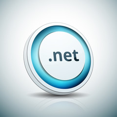 net domain name button illustration