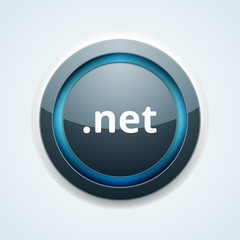 net domain name button illustration