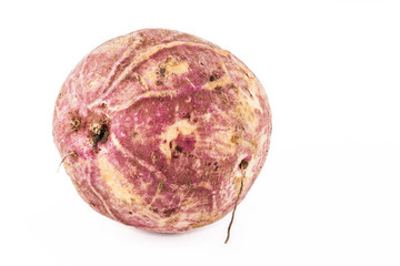 Sweet potato (Ipomoea batatas) isolated in white background