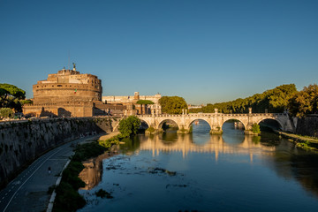 Ponte S. Angelo Tiber River 