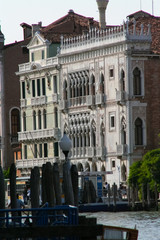 Fototapeta premium Venice, view of a palace on the Grand Canal