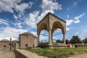 Outside view of Built by architect Mimar Sinan between 1569 and 1575 Selimiye Mosque  in city of Edirne,  East Thrace, Turkey