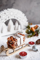 Torrone Siciliano - traditional almond and caramel brittle