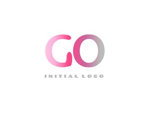 GO Initial Logo for your startup venture