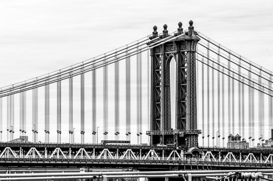 Fototapeta Manhattan Bridge in New York, USA