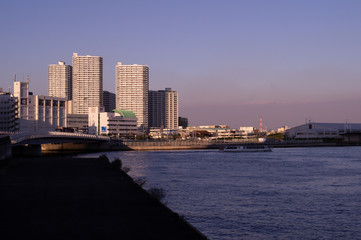 Fototapeta premium みなとビル群