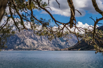 Stunning landscape of Bay of Kotor