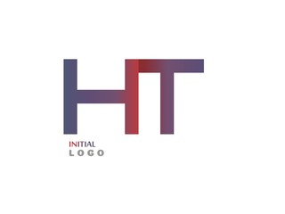 HT Initial Logo for your startup venture