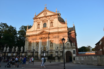 Fototapeta na wymiar Parafia Wszystkich Świętych w Krakowie
