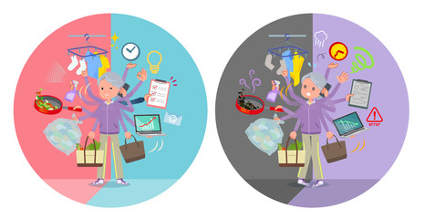 flat type grandma Sportswear_mulch task switch