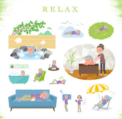 flat type grandma Sportswear_relax