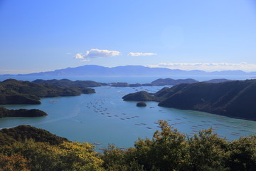 Katakami Bay in Okayama, Japan
