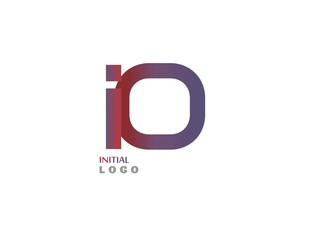IO Initial Logo for your startup venture