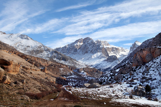 Aladaglar Mountain Range, Toros Mountains, Nigde, Turkey. Aladaglar is most important mountain range in Turkey.