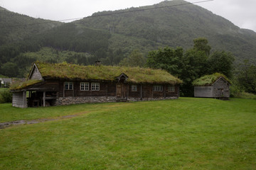 Fototapeta premium Places and spaces of Norway, from small towns to large