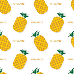 fruit pattern background graphic pineapple
