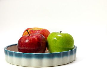 Green and Red Apples