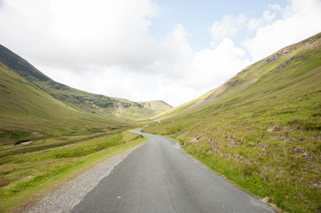 Peaceful Roads in Lake District, England  