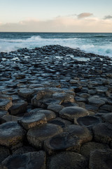 Landscape around Giant's Causeway, Northern Ireland