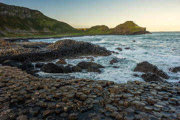 Landscape around Giant's Causeway, Northern Ireland