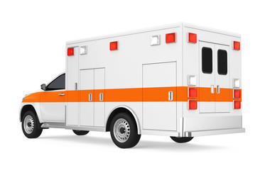 Ambulance Car Isolated