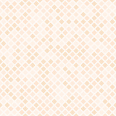 Peach diamond pattern. Seamless vector