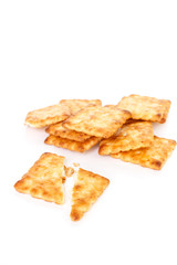 Heap Cracker square broken on white background.