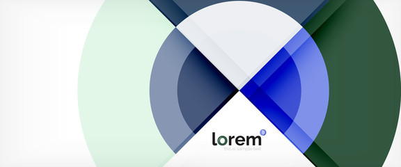 Multicolored round shapes abstract background