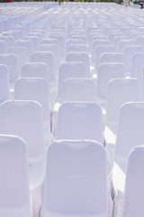 Naklejka premium White Chairs