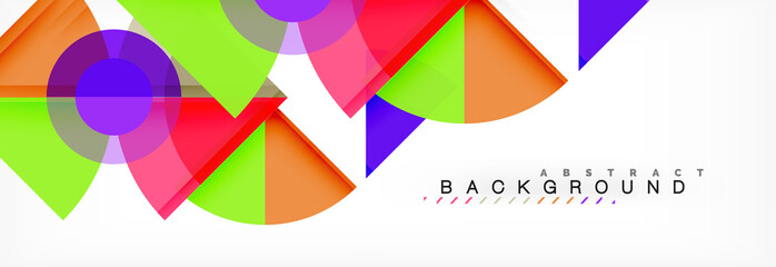 Fototapeta premium Modern geometric abstract background