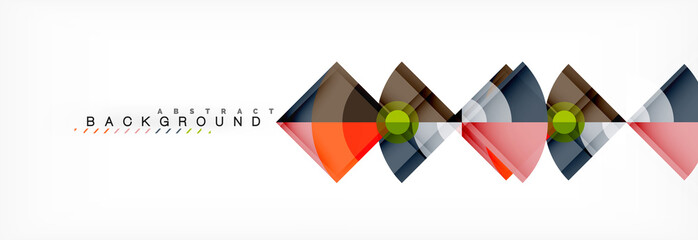 Modern geometric abstract background