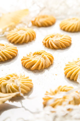 Butter Cookie Background. Cookie, biscuit