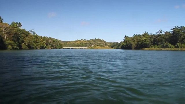 Mouth of Rio Toa river near Baracoa, Cuba