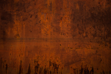 Rusty metal plate
