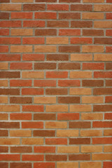 レンガ　赤　茶　モザイク　縦位置