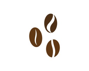 vector coffee beans icon 