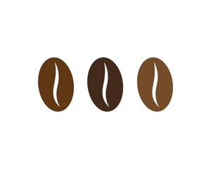 vector coffee beans icon 