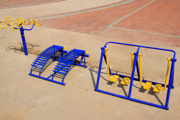 fitness equipment in the park