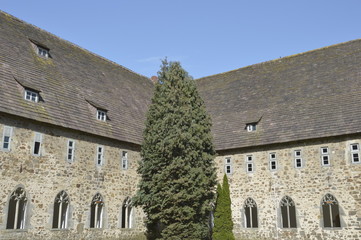 Fototapeta na wymiar abbey in rinteln