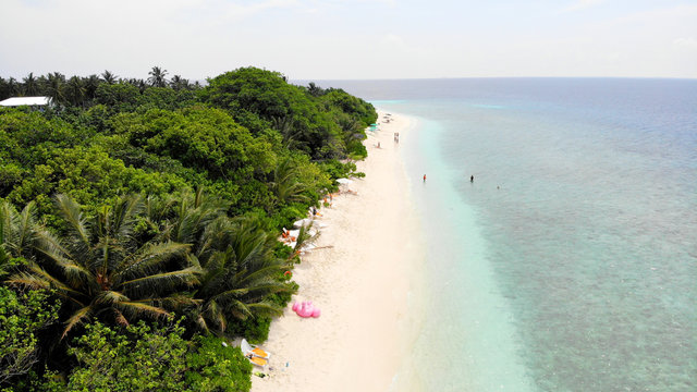 Ukulhas island in the Maldives
