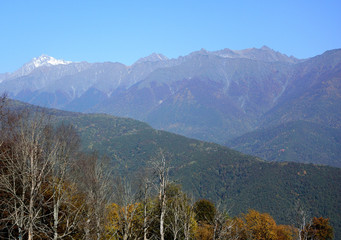 View of the ridge Psekhako