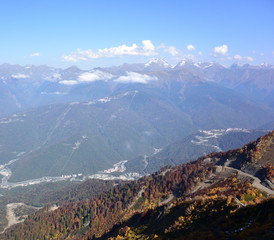 Fototapeta premium View of the ridge Psekhako