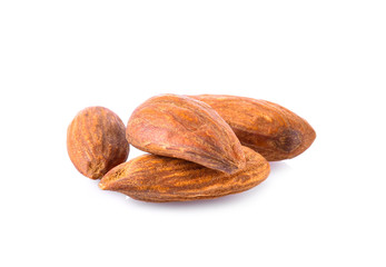 Almond Nuts isolated on white background